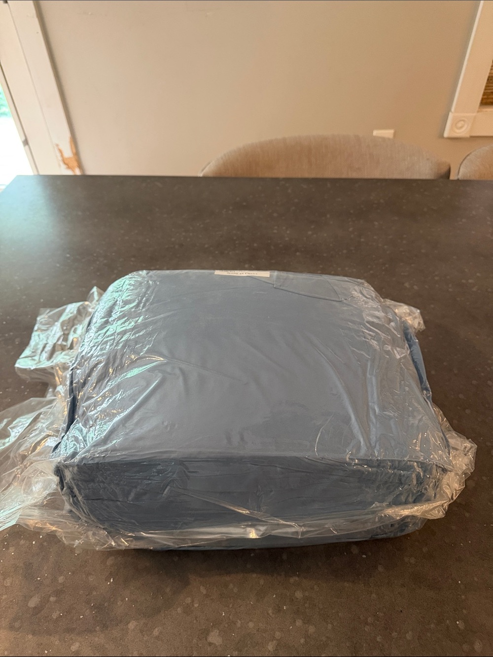 Source Unknown Blue Comforter- Solid Blue Bedding